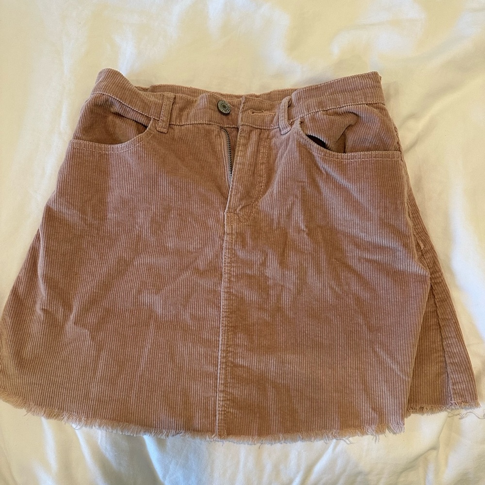 Brandy Melville pink denim skirt